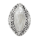 Artisan Balinese Sterling Silver Mother-of-Pearl Cocktail Ring