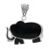 Artisan Balinese Sterling Silver Abalone Elephant Pendant
