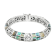 Artisan Balinese Sterling Silver Abalone Bangle