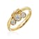 Gumuchian 18kt Yellow Gold and Diamond Dangle Bezel Moonlight Ring