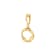 Anniversary100 small pendant earrings in yellow gold 18k