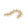 Anniversary100 bracelet smooth band infinity draw in yellow gold 18k.
size M/L
