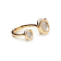 Atolli "Toi et Moi" ring in yellow gold 18kt and white
diamonds 0,29 ct
