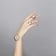 Atolli medium ring in yellow gold 18k and diamonds pavé 0.71ct