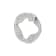 Anniversary100 large round earrings in white gold 18k with white
diamonds pavé 5.13ct