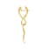 Anniversary100 medium pendant earrings in yellow gold, 18kt