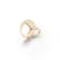 Siracusa collection ring in yellow gold 18k and one line of 9 white
diamonds diamonds 0,36 ct