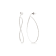 Siracusa earrings XXL in white gold 18k and 304 diamonds pavé, 1.05ct