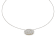 Etna medium pendant in white gold and diamonds pavé 1.58ct on gold chain
necklace 18k