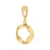 Anniversary100 medium pendant earrings in yellow gold, 18kt