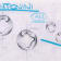 Anniversary100 large round earrings in white gold 18k with white
diamonds pavé 5.13ct