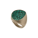 Limited edition ring in white natural satin gold 18k and emeralds pavé
3,08 ct