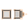 Dazzlingrock Collection 0.12ctw White Diamond Stud Earrings in 14K Rose
Gold in Push Back