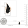 Dazzlingrock Collection Round Black Diamond Angel Wing Stud Earrings for
Women in 14K Rose Gold