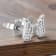 Dazzlingrock Collection Round White Diamond Angel Wing Stud Earrings for
Women in 14K White Gold