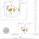 Dazzlingrock Collection Citrine and Diamond Double Heart Pendant with
Chain in 18K Gold