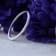 Round White Diamond Delicate Stackable Wedding Band for Her 0.08 ctw in Gold