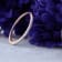 Round White Diamond Delicate Stackable Wedding Band for Her 0.08 ctw in Gold