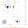 Dazzlingrock Collection Lab Blue Sapphire and Diamond Double Heart
Pendant with Chain in 18K Gold