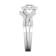 Dazzlingrock Collection Mixed Shape Diamond Halo Wedding Ring Set 1.0ctw
18K White Gold