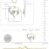 Dazzlingrock Collection Peridot and Diamond Double Heart Pendant with
Chain in 10K Gold