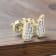 Dazzlingrock Collection Round White Diamond Angel Wing Stud Earrings for
Women in 18K Yellow Gold