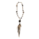 Soaring Plume Mixed Material Beaded Drop Necklace, Handmade by Amber
Planet Earth.