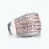 0.75Cts Pink Diamond and 0.15Cts White Diamond Ring in 14K