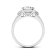 3.50 d.e.w cts Bella Moi Moissanite Ring
