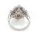 1.52 Ctw Fancy Color Diamond and 1.04 Ctw White Diamond Ring in 14K WG