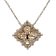 0.50Ctw Yellow Diamond Necklace in 14K Two Tone