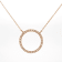 0.26 Ctw Diamond Necklace in 14K YG