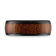 Tungsten Black Ion Plating Wood Center Mens Band