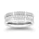 Tungsten White Ion Plating Modern Matrix Mens Band