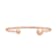MFY x Anika Rose Gold over Sterling Silver with 0.07 Cttw Lab-Grown
Diamond Bracelet