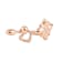 MFY x Anika Rose Gold Over Sterling Silver with 1/6 Cttw Lab-Grown
Diamond Ring