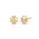 MFY x Anika Yellow Gold over Sterling Silver with 0.03 cttw Lab-Grown
Diamond Stud Earrings