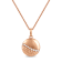 MFY x Anika Rose Gold over Sterling Silver with 1/10 cttw Lab-Grown
Diamond Pendant