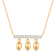 MFY x Anika Yellow Gold over Sterling Silver with 1/5 cttw Lab-Grown
Diamond Necklace