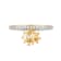 MFY x Anika Yellow Gold over Sterling Silver with 1/5 Cttw Lab-Grown
Diamond Ring