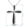 White and Black Diamond Sterling Silver Cross Pendant 0.33CTW