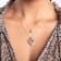 White Diamond 10K  Yellow Gold Heart Pendant 0.50 CTW