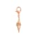 MFY x Anika 18K Rose Gold Over Sterling Silver with 1/20 cttw Lab-Grown
Diamond Charms