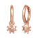 MFY x Anika Rose Gold over Sterling Silver with 0.03 Cttw Lab-Grown
Diamond Earrings