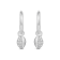 MFY x Anika Sterling Silver with 1/10 cttw Lab-Grown Diamond Hoop Earrings