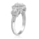 White Diamond 10K White Gold Engagement Ring 1.00Ctw.