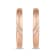 MFY x Anika Rose Gold over Sterling Silver with 1/20 Cttw Lab-Grown
Diamond Earrings