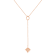 MFY x Anika Rose Gold over Sterling Silver with 0.02 cttw Lab-Grown
Diamond Necklace