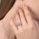 White Diamond 10K White Gold Engagement Ring 1.00Ctw.