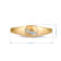 MFY x Anika Yellow Gold over Sterling Silver with 0.02 Cttw Lab-Grown
Diamond Ring